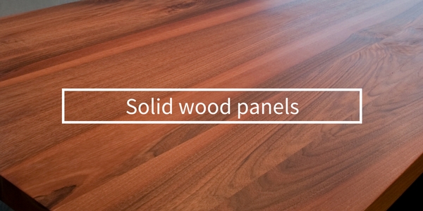 Solid wood panels
