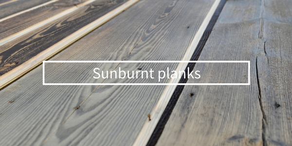 Sunburnt planks