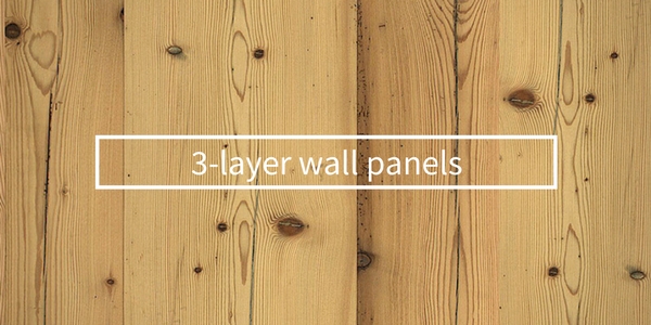 3-layer wall panels