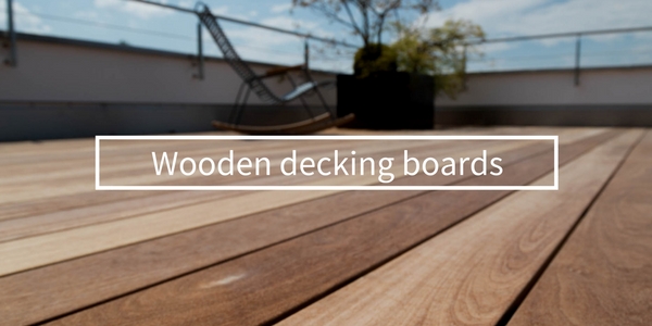 Wooden decking boards