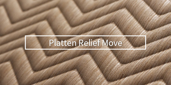Platten Relief Move (geprägt)