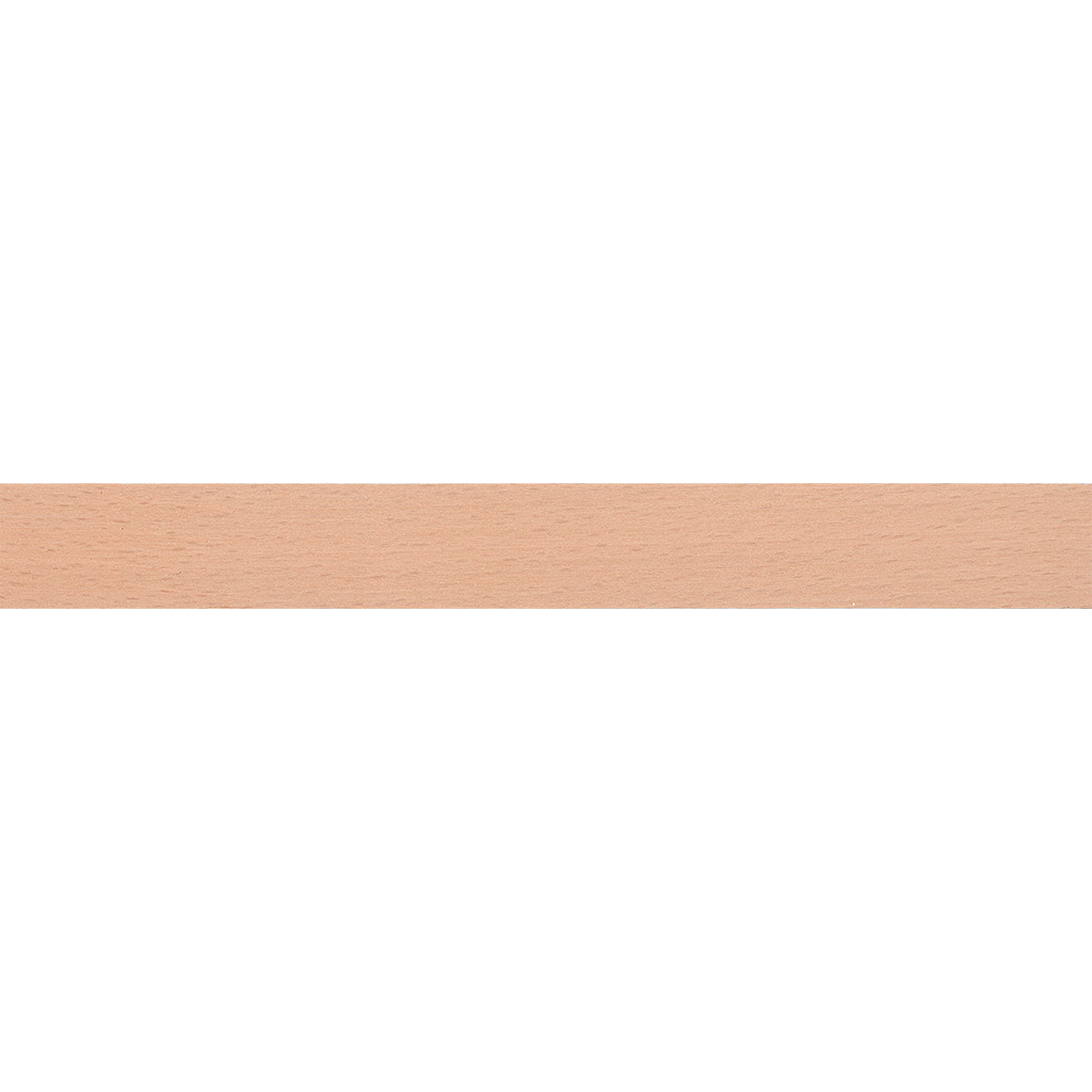 Bordi Faggio evaporato 1 strato con telo | circa 0.5 x 24 mm