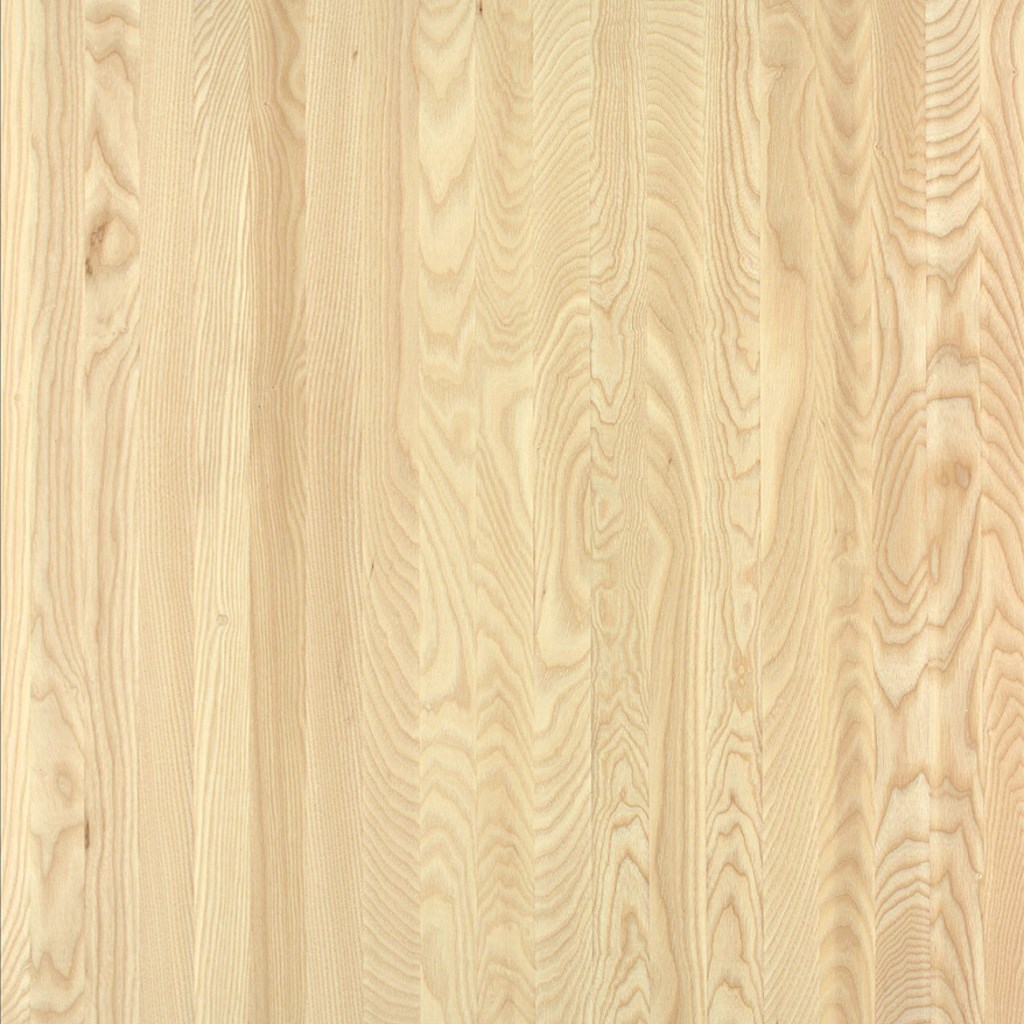 3-Schicht-Massivholzplatten Esche A/B, durchg. Lamellen