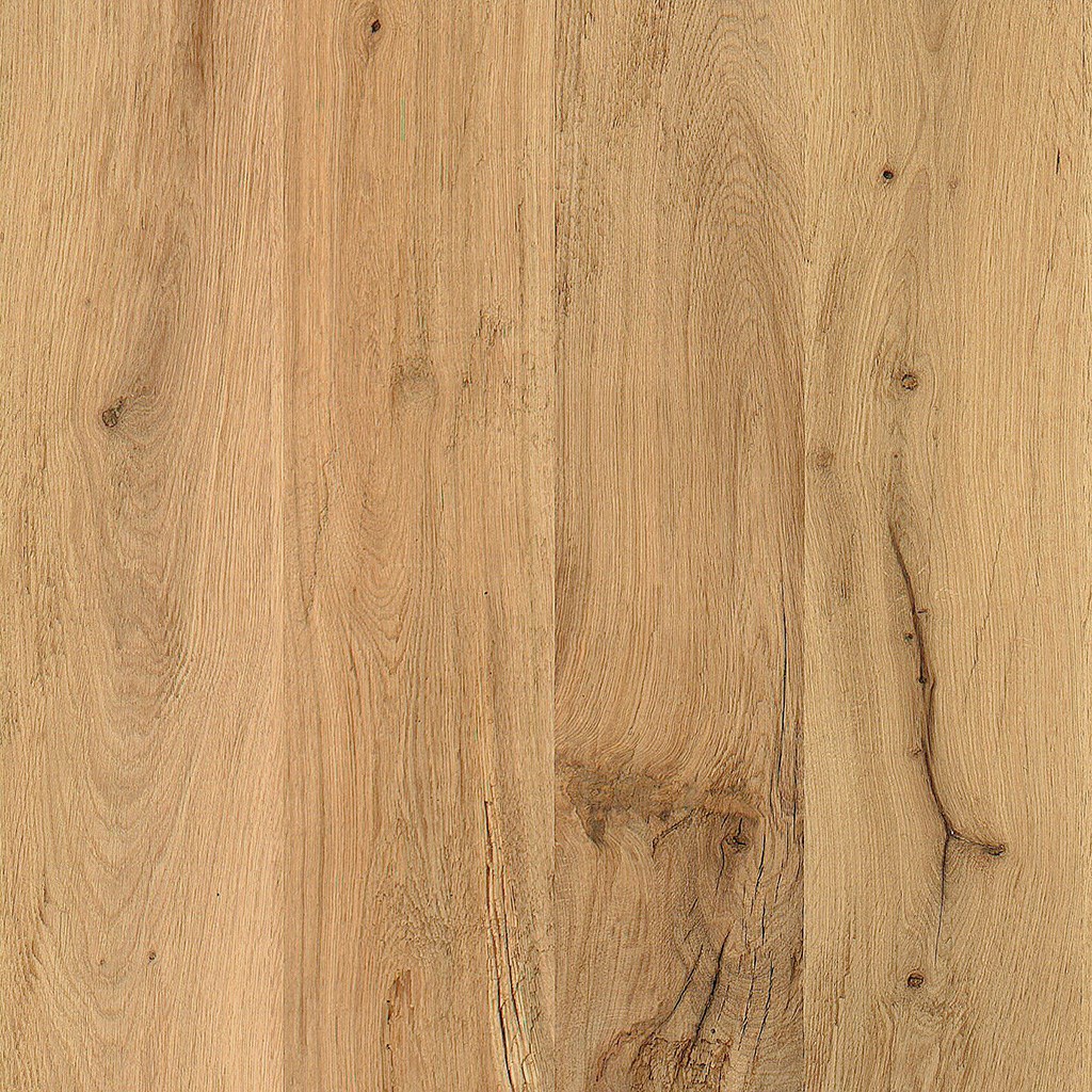 3-layer wood panels reclaimed Oak type 3E chopped, brushed
