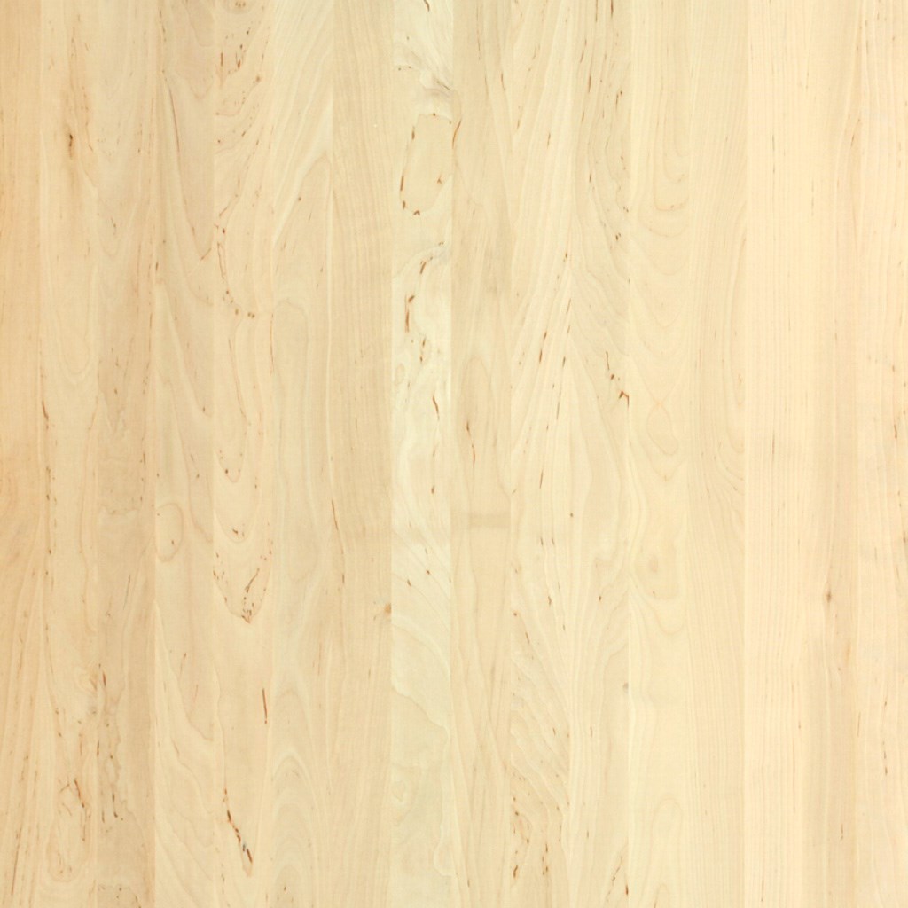 1-Schicht-Massivholzplatten Birke à la Carte auf Mass gefertigt, durchg. Lamellen