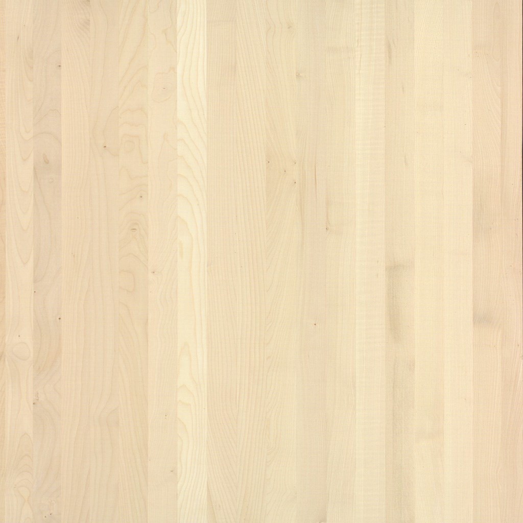 1-Schicht-Massivholzplatten Ahorn europäisch A/B, durchg. Lamellen