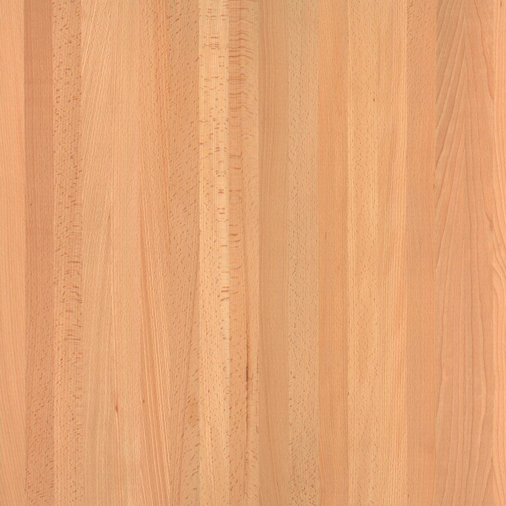 1-layer solid wood panel steamed Beech | A/B | continuous lamellas