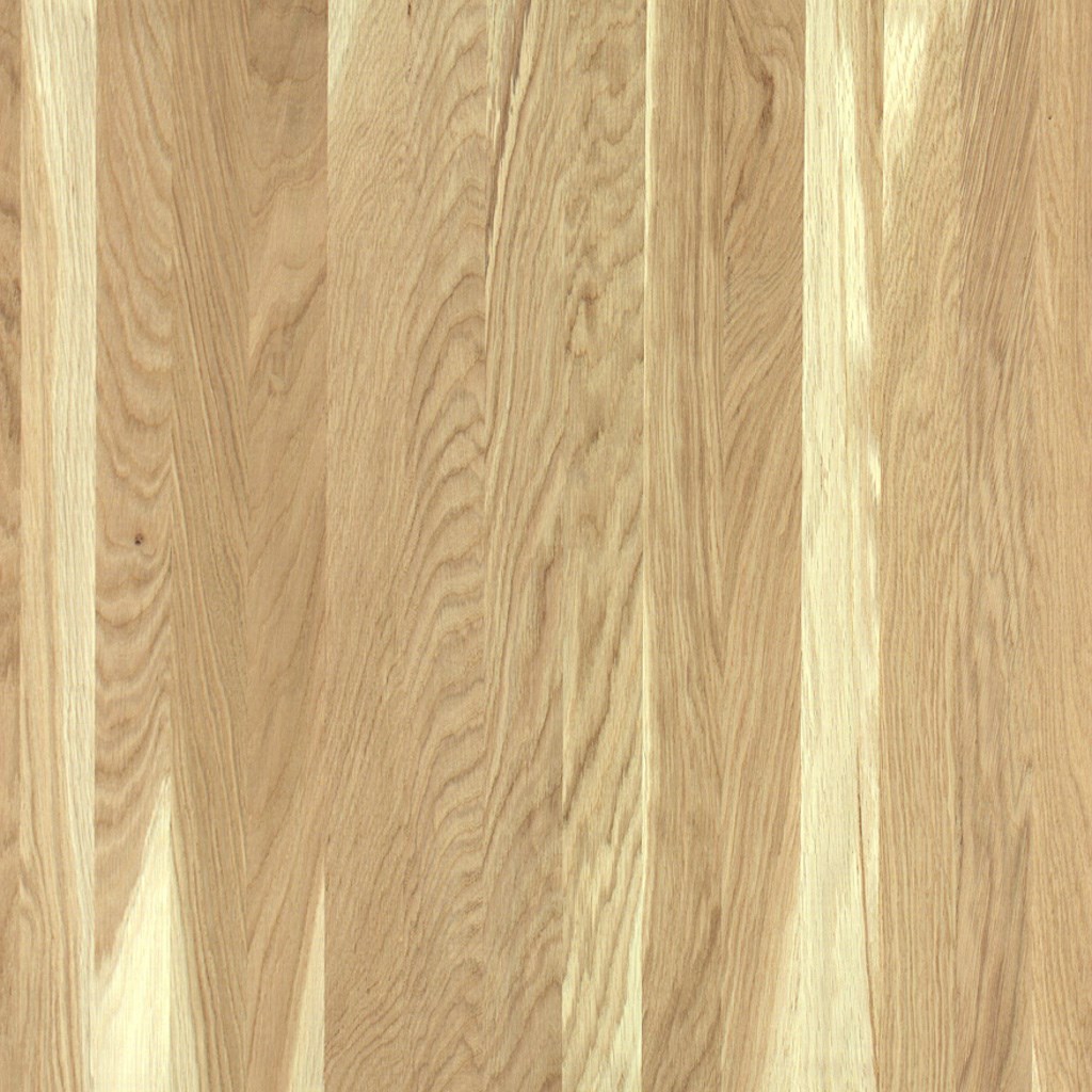 1-layer solid wood panel European Oak | A/B | continuous lamellas