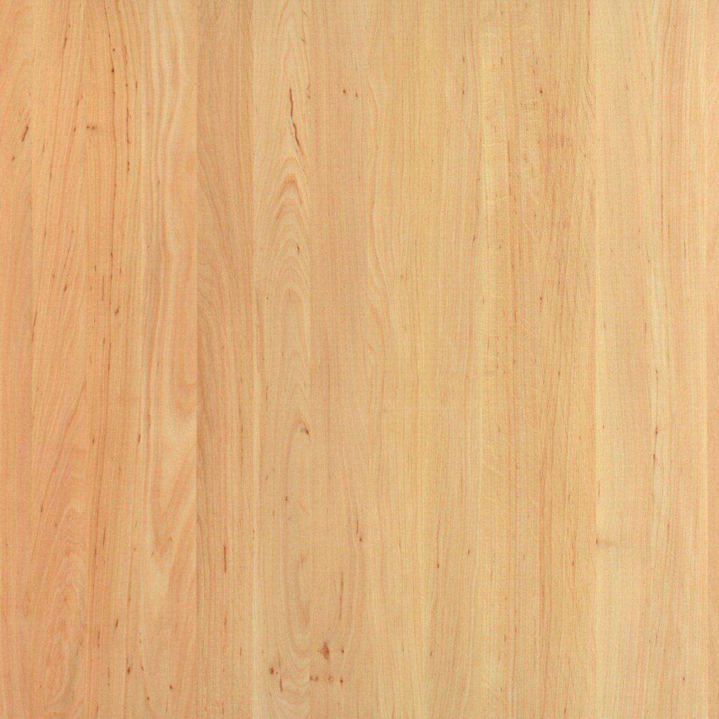 1-Schicht-Massivholzplatten Erle leicht gedämpft A/B, durchg. Lamellen