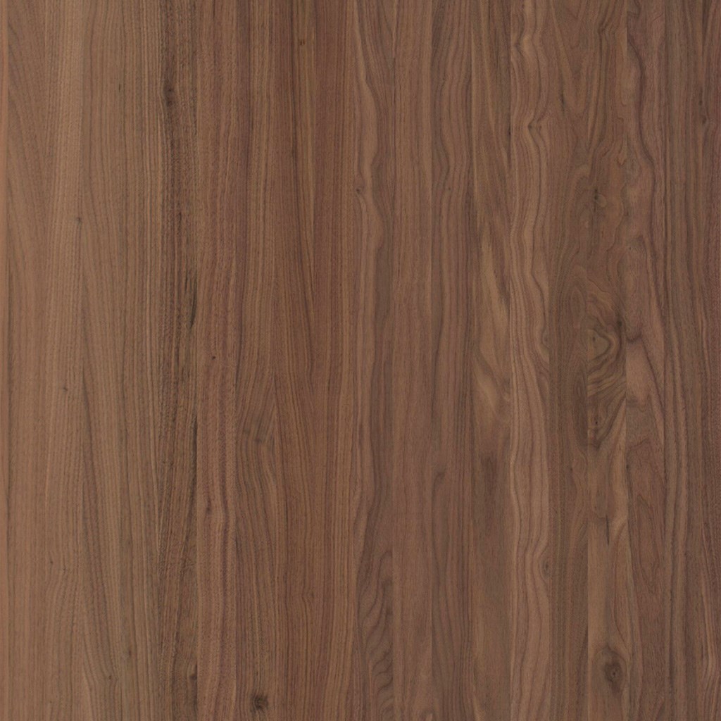 1-layer solid wood panel Black Walnut | A/B | continuous lamellas