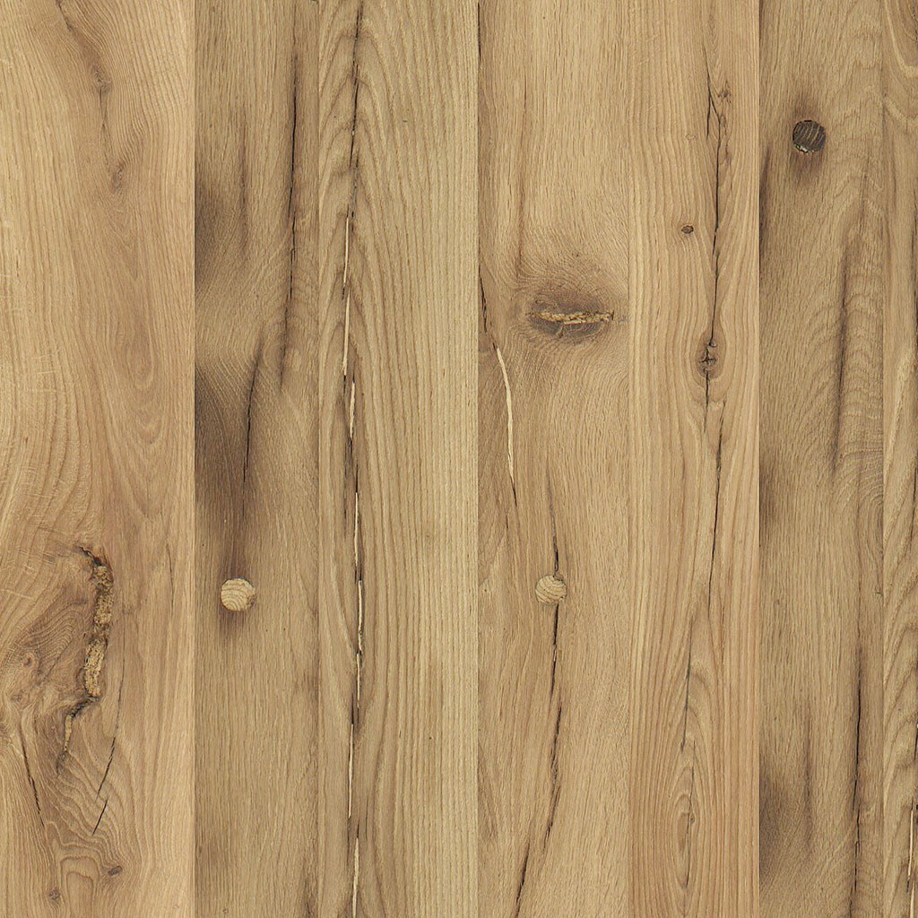 Pannelli monostrati Rovere vecchio legno tipo 1E levigato, stuccato