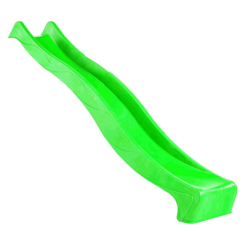 HDPE Kunststoff Wellenrutsche hellgrün | für Podesthöhe 150 cm
