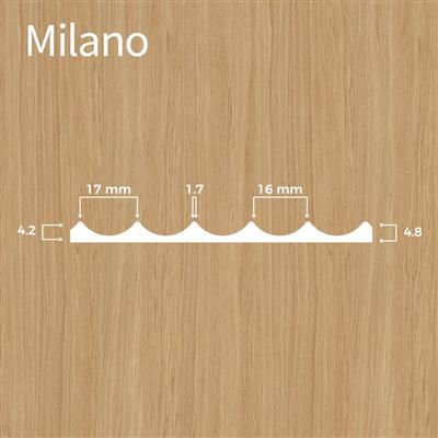 Layon Relief Fresati MILANO | European Oak | milled
