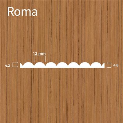 Strato Nobile Relief Fresati ROMA | 10.74 ALPI Teak