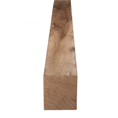 Poutres Chêne européen scié rough cut 120 x 120 mm