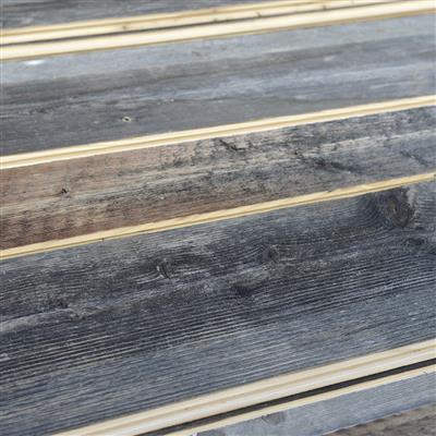 Reclaimed Barn Boards Spruce/Fir/Pine type 3B grey | 140 mm wide | brushed  | tongue and groove