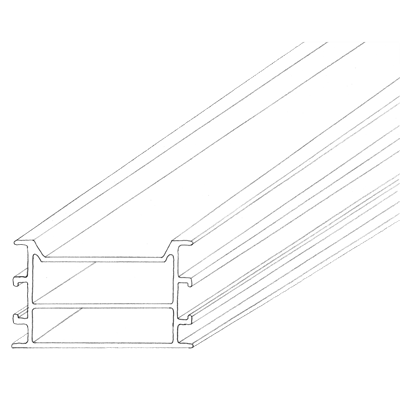 RELO K Alu-Unterkonstruktionsschiene | 6000 x 64 x 41 mm