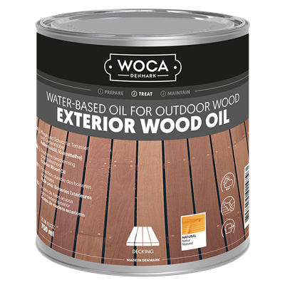 WOCA Exterior-Öl (Wood Oil) Natur 0.75 l Grundbehandlung/Pflege von Holz im Aussenbereich