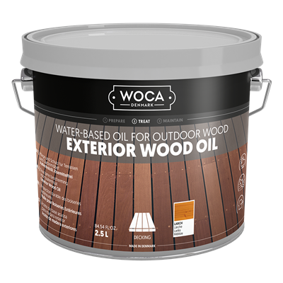 WOCA Exterior-Öl (Wood Oil) Lärche 2.5 l Grundbehandlung/Pflege von Holz im Aussenbereich