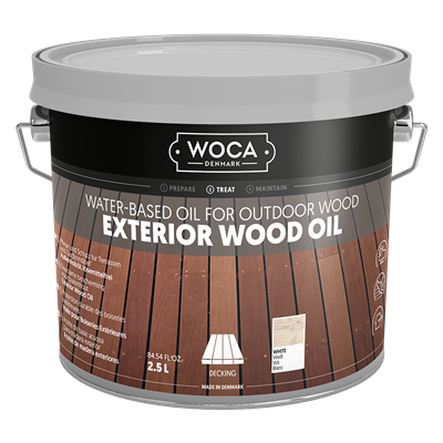 WOCA Exterior-Öl (Wood Oil) Weiss 2.5 l