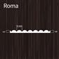 Strato Nobile Relief Fresati ROMA | 12.42 ALPI Ammara Ebony