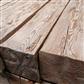 Timber Beams Spruce steamed maschine-chopped, brushed 5000 x 120 x 120 mm