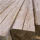 Timber Beams Spruce steamed maschine-chopped, brushed 5000 x 180 x 180 mm
