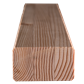 Sottostruttura Larice legno lamellare BSH | quattro facciate liscio